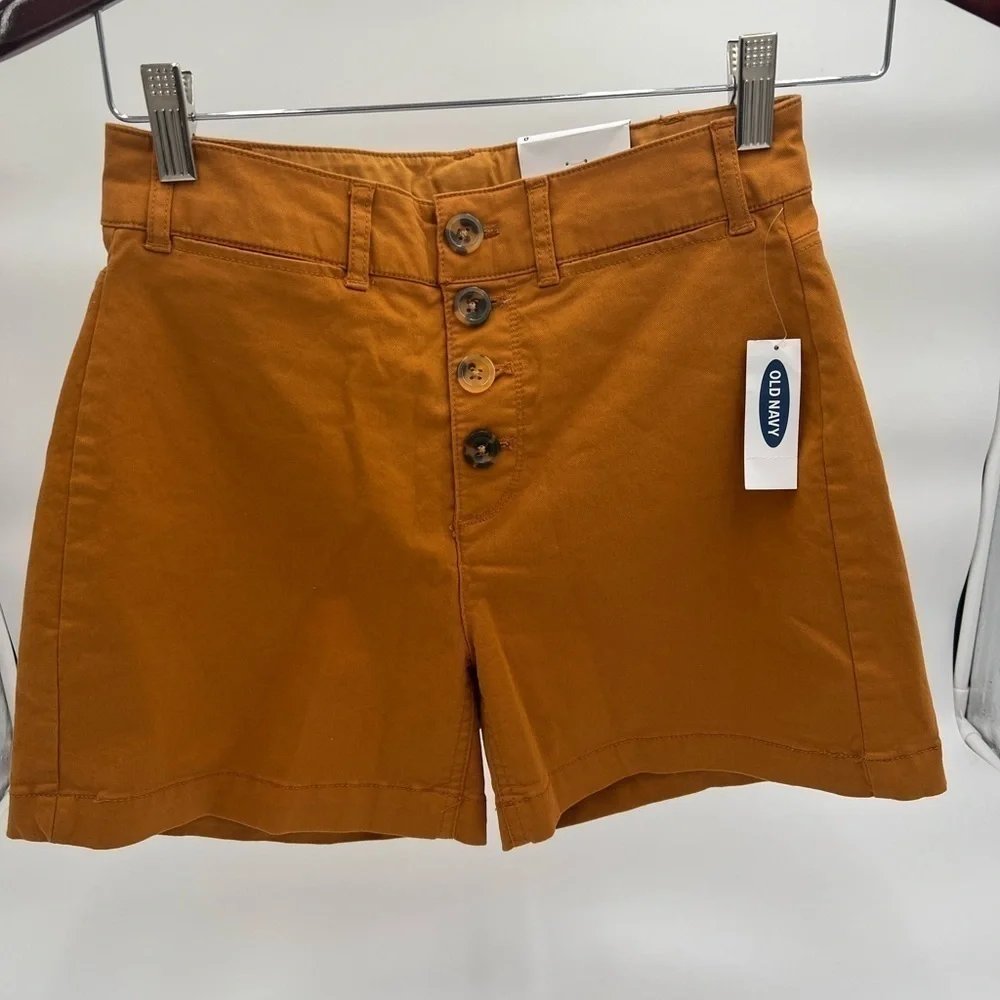 Old Navy Women High Waisted Button Fly Twill Short NWT - Picture 11 of 11